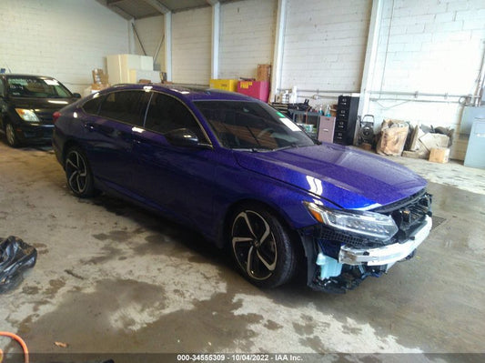 2022 HONDA ACCORD SEDAN SPORT VIN: 1HGCV2F32NA007871