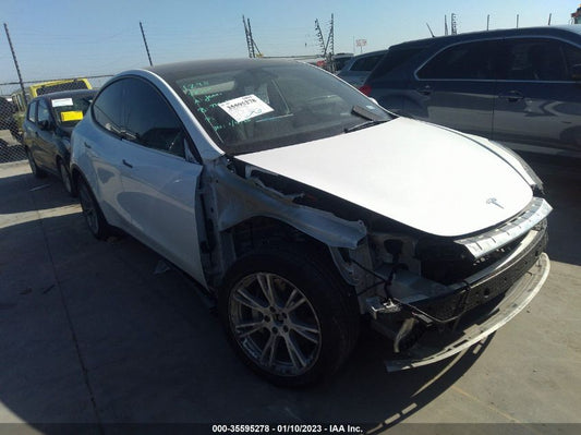 2022 TESLA MODEL Y LONG RANGE VIN: 7SAYGAEE3NF395375