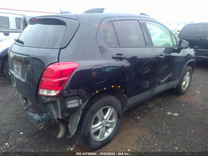 2021 CHEVROLET TRAX LT VIN: KL7CJPSB7MB311739