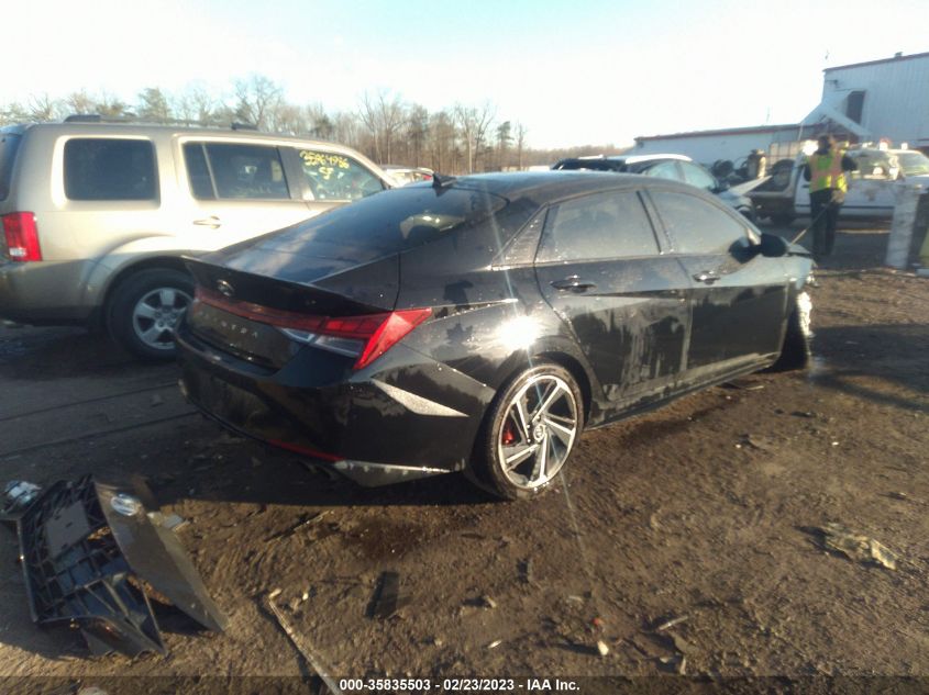 2023 HYUNDAI ELANTRA N LINE VIN: KMHLR4AF2PU393706