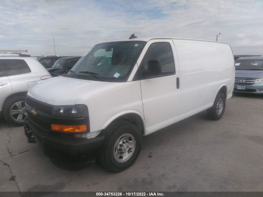 2022 CHEVROLET EXPRESS CARGO VAN VIN: 1GCWGAF71N1235167