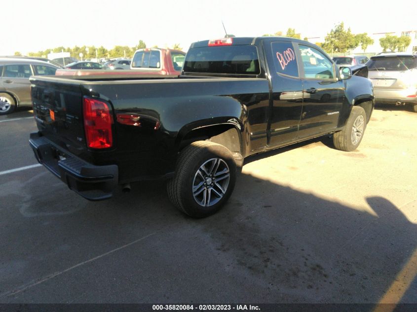 2021 CHEVROLET COLORADO 2WD WORK TRUCK VIN: 1GCHSBEN7M1187461