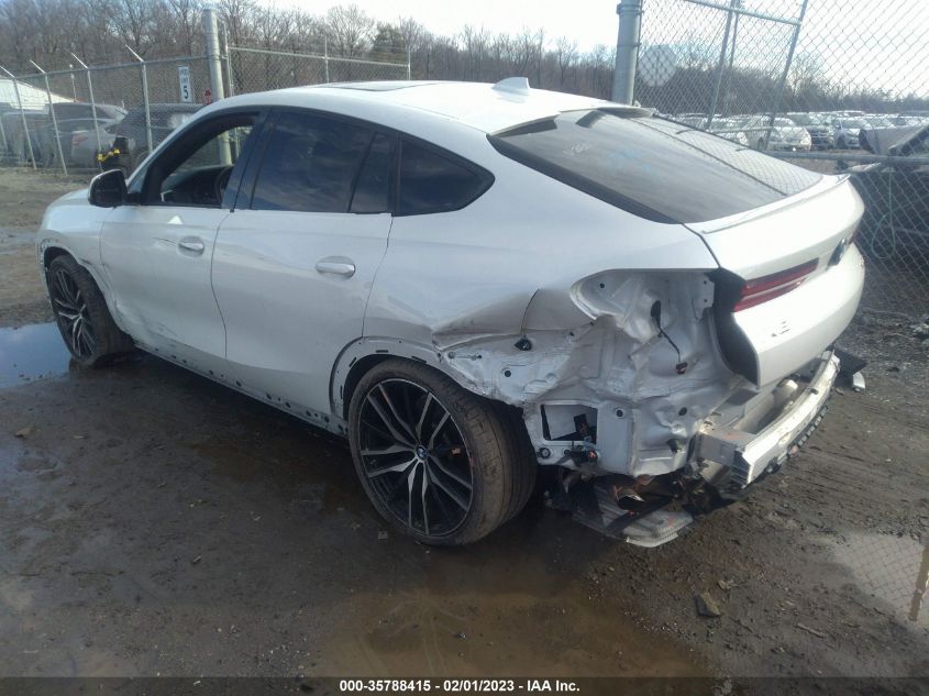 2021 BMW X6 XDRIVE40I VIN: 5UXCY6C07M9E90086