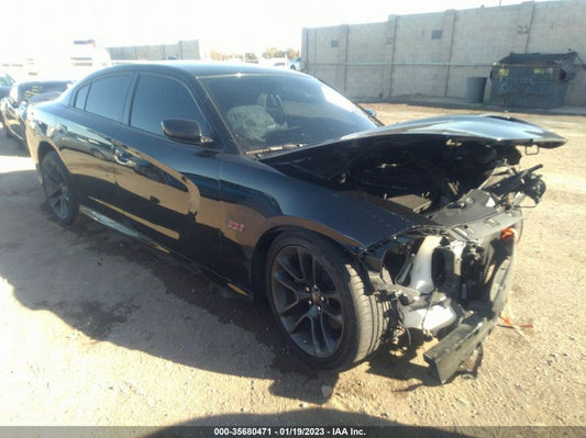 2022 DODGE CHARGER SCAT PACK VIN: 2C3CDXGJ2NH195194