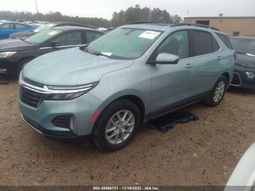 2022 CHEVROLET EQUINOX LT VIN: 2GNAXKEVXN6141146