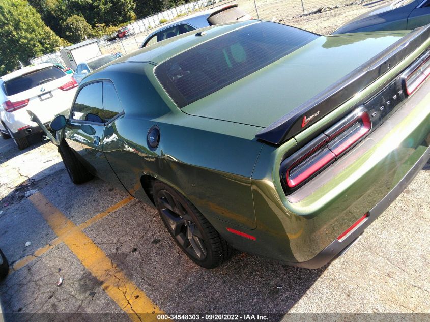 2022 DODGE CHALLENGER SXT VIN: 2C3CDZAG3NH108489
