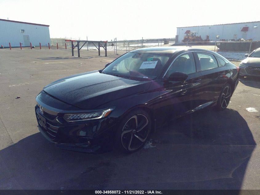2022 HONDA ACCORD SEDAN SPORT SE VIN: 1HGCV1F40NA028236