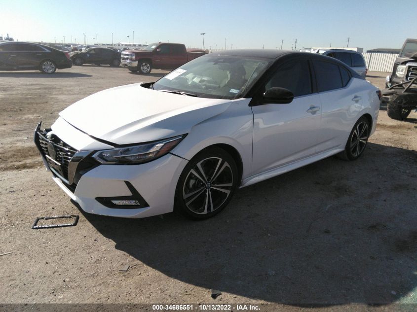 2022 NISSAN SENTRA SR VIN: 3N1AB8DV9NY285185