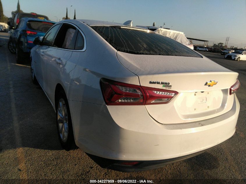 2020 CHEVROLET MALIBU LT VIN: 1G1ZD5ST7LF013192