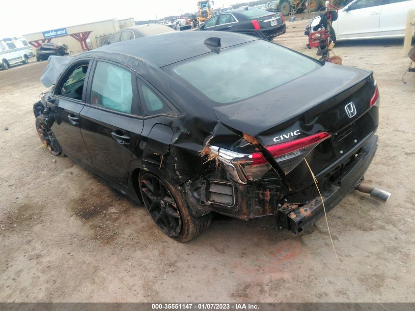 2022 HONDA CIVIC SEDAN SPORT VIN: 2HGFE2F56NH512425