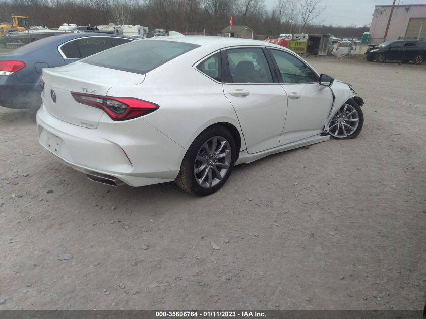 2022 ACURA TLX VIN: 19UUB6F3XNA001675