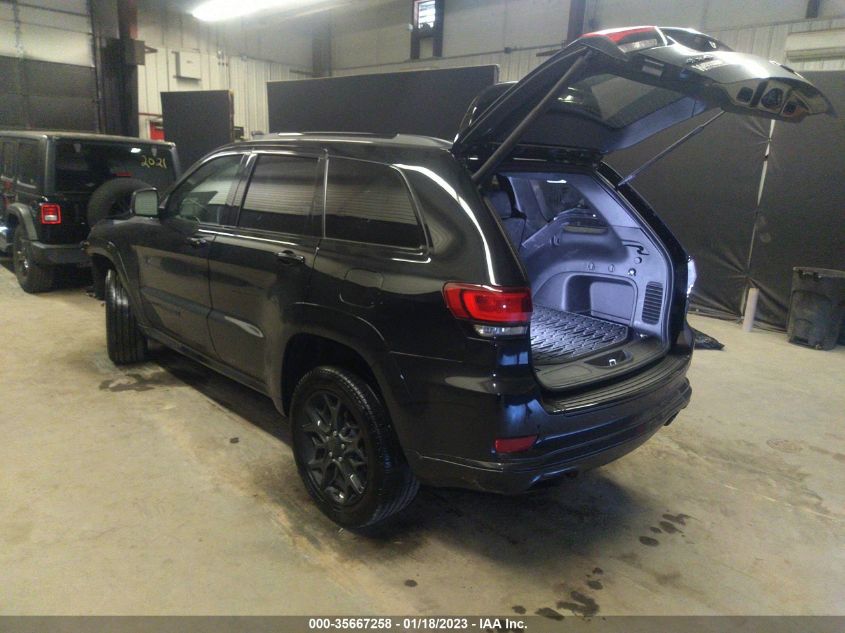 2021 JEEP GRAND CHEROKEE LIMITED X VIN: 1C4RJFBG4MC702120