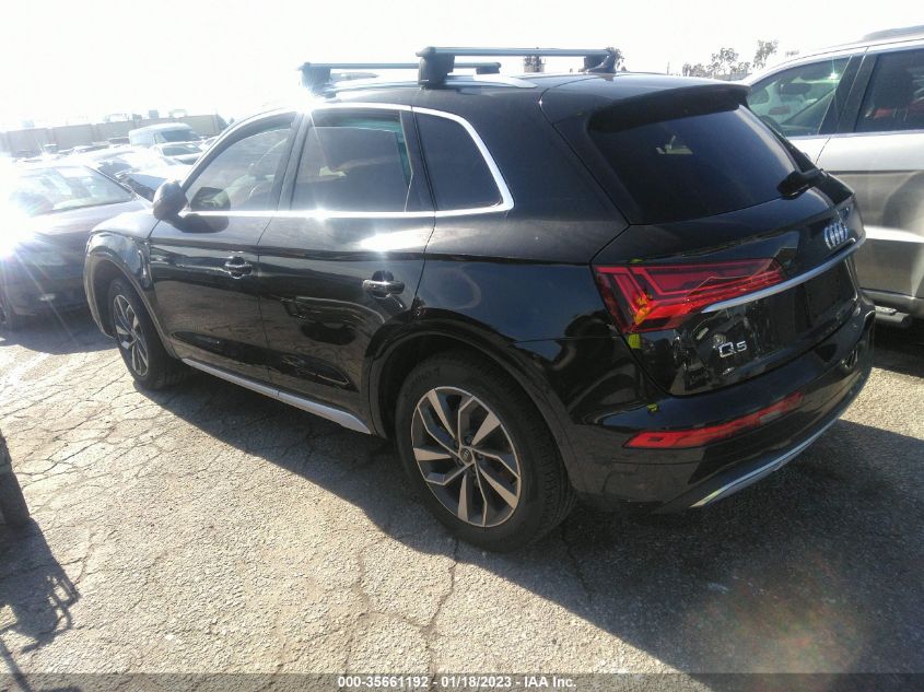 2021 AUDI Q5 PREMIUM PLUS VIN: WA1BABFYXM2070513