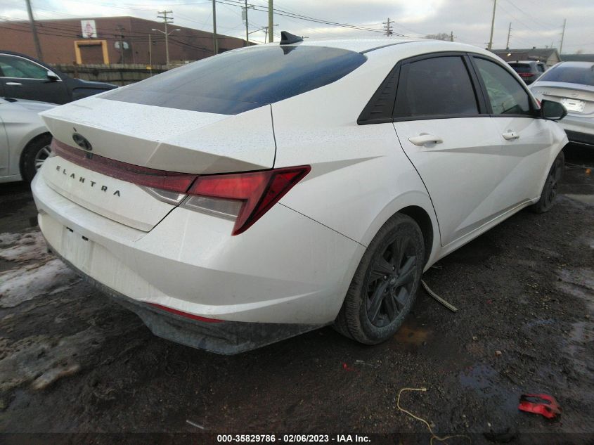 2022 HYUNDAI ELANTRA SEL VIN: 5NPLS4AG1NH064892