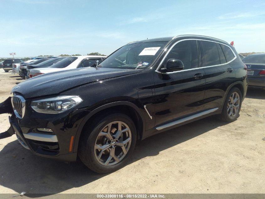 2021 BMW X3 XDRIVE30E VIN: 5UXTS1C0XM9D81853