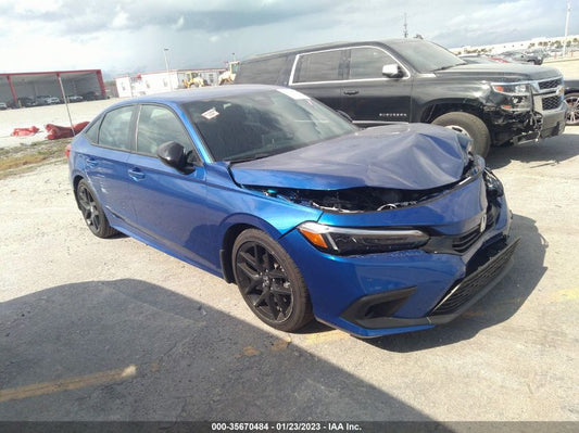 2022 HONDA CIVIC SEDAN SPORT VIN: 2HGFE2F52NH594864