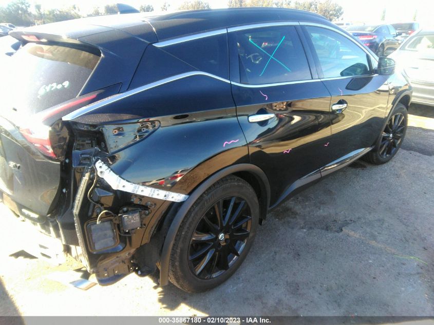 2022 NISSAN MURANO SV VIN: 5N1AZ2BJXNC115959