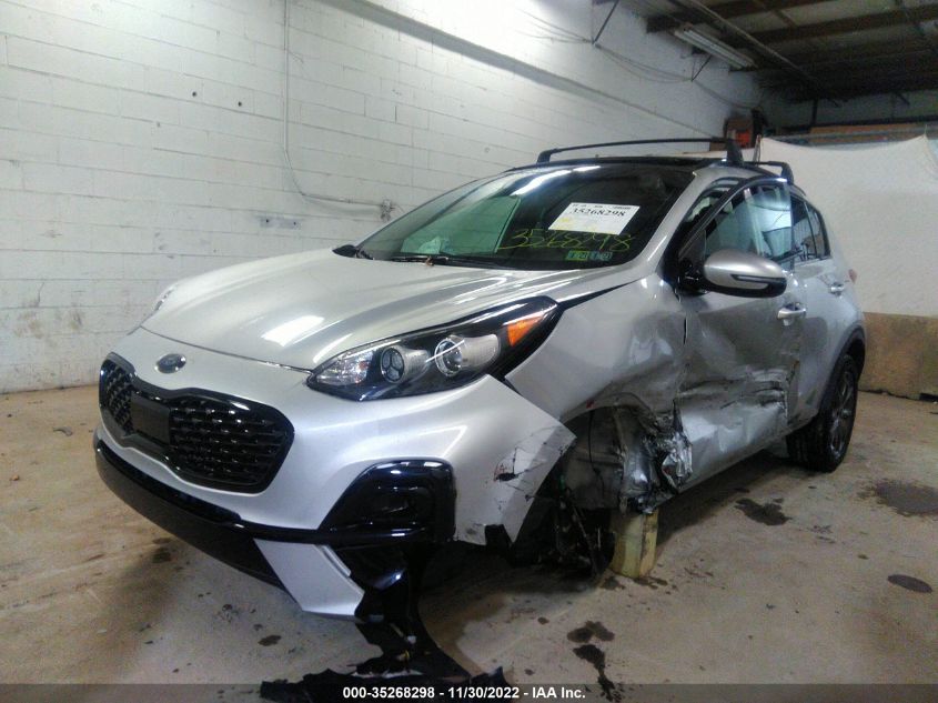 2022 KIA SPORTAGE NIGHTFALL VIN: KNDP6CAC4N7025814
