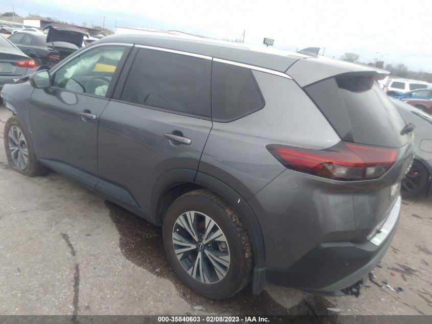 2022 NISSAN ROGUE SV VIN: 5N1BT3BA1NC698563