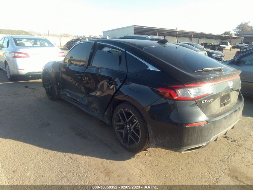 2022 HONDA CIVIC HATCHBACK SPORT TOURING VIN: 19XFL1H85NE021636