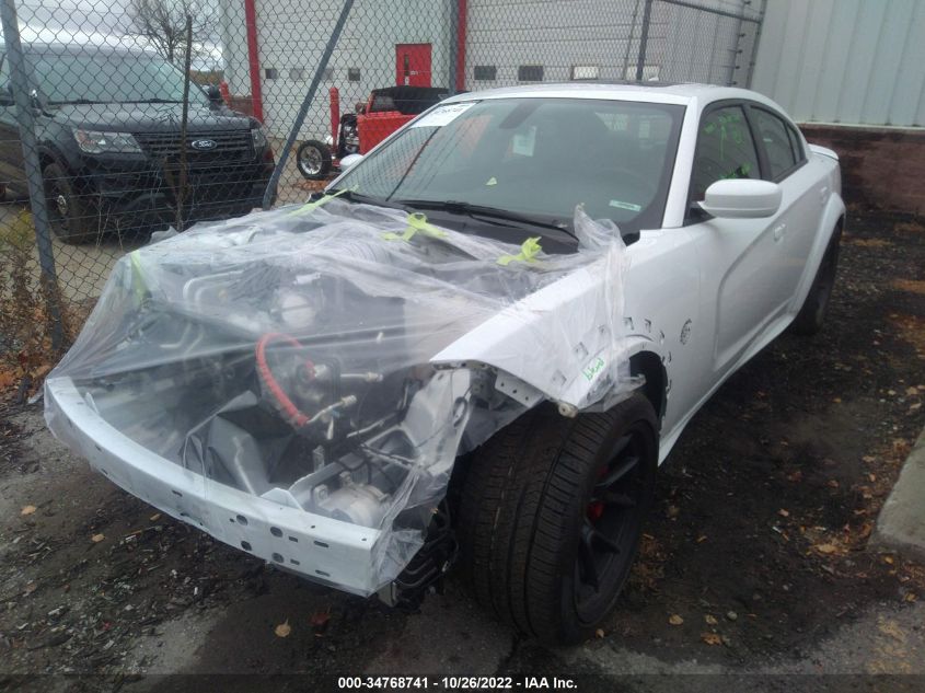 2022 DODGE CHARGER SRT HELLCAT REDEYE VIN: 2C3CDXL97NH136007