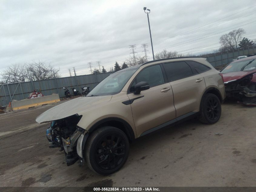 2021 KIA SORENTO SX VIN: 5XYRKDLF2MG055901