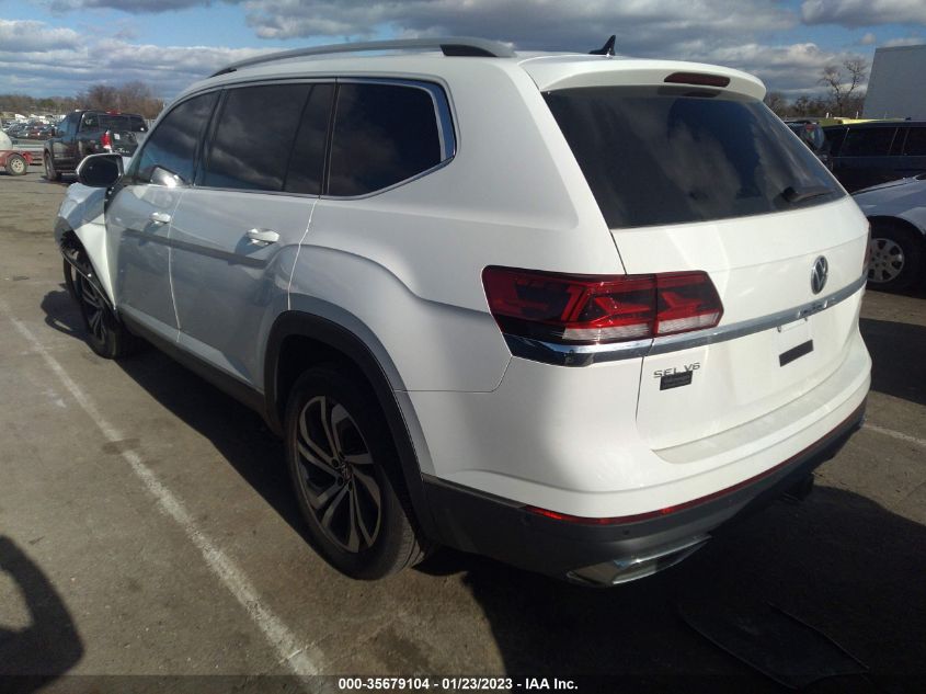 2021 VOLKSWAGEN ATLAS 3.6L V6 SEL PREMIUM VIN: 1V2TR2CA2MC564397