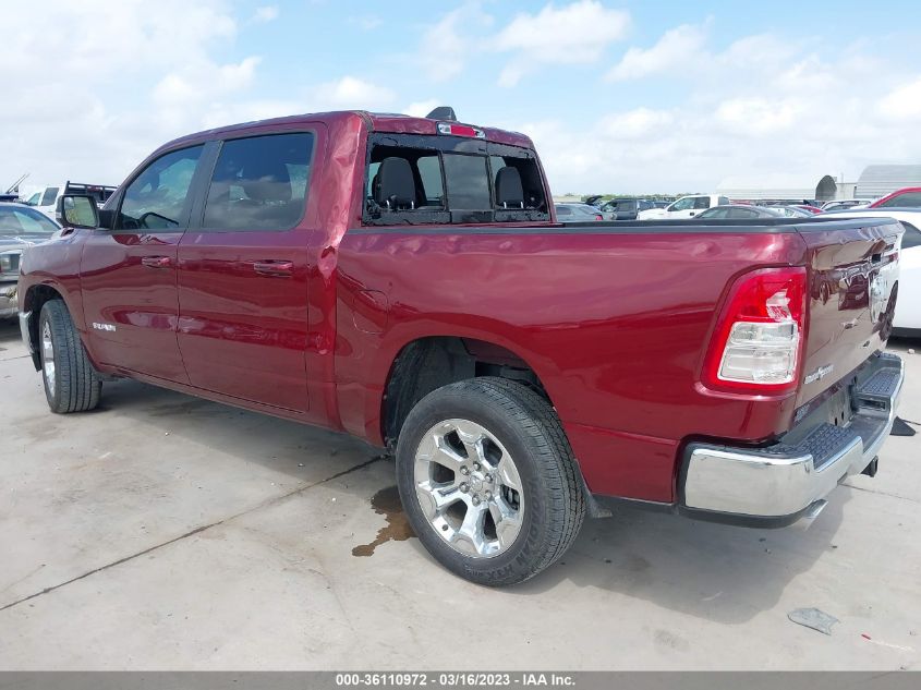 2022 RAM 1500 LONE STAR VIN: 1C6RREFT3NN187196