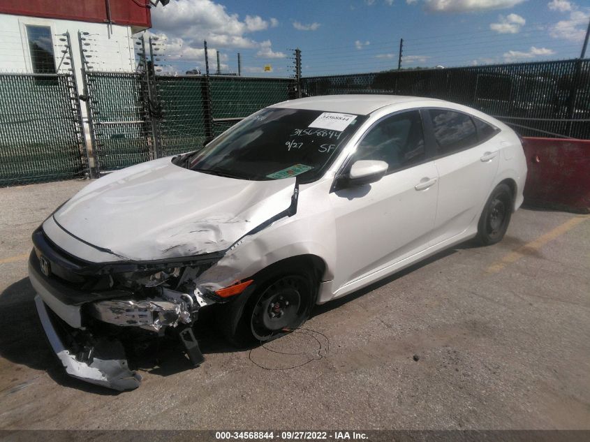 2021 HONDA CIVIC SEDAN LX VIN: 2HGFC2F67MH550386