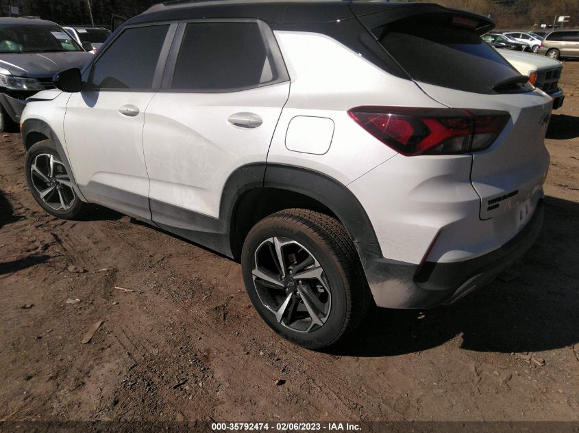 2022 CHEVROLET TRAILBLAZER RS VIN: KL79MUSL3NB031844