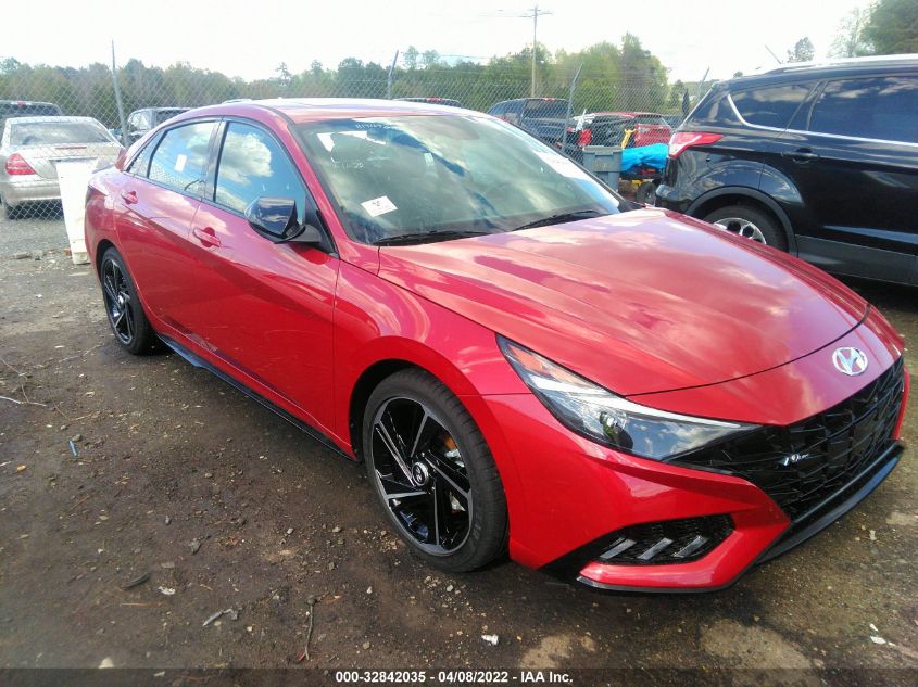 2022 HYUNDAI ELANTRA N LINE VIN: KMHLR4AF0NU226404