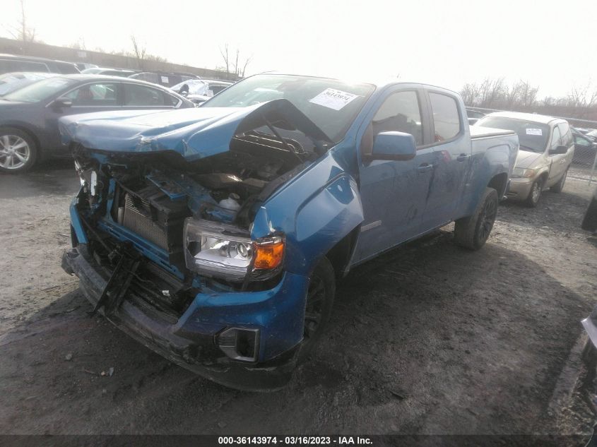 2022 GMC CANYON 4WD ELEVATION VIN: 1GTG6CEN0N1120045