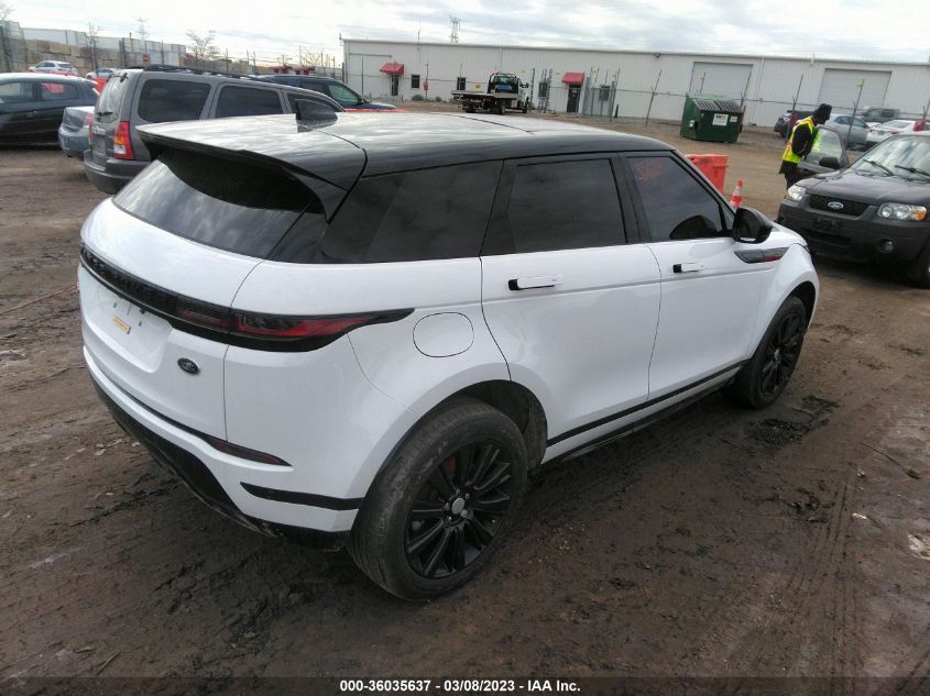 2022 LAND ROVER RANGE ROVER EVOQUE R-DYNAMIC SE VIN: SALZL2FX3NH176640