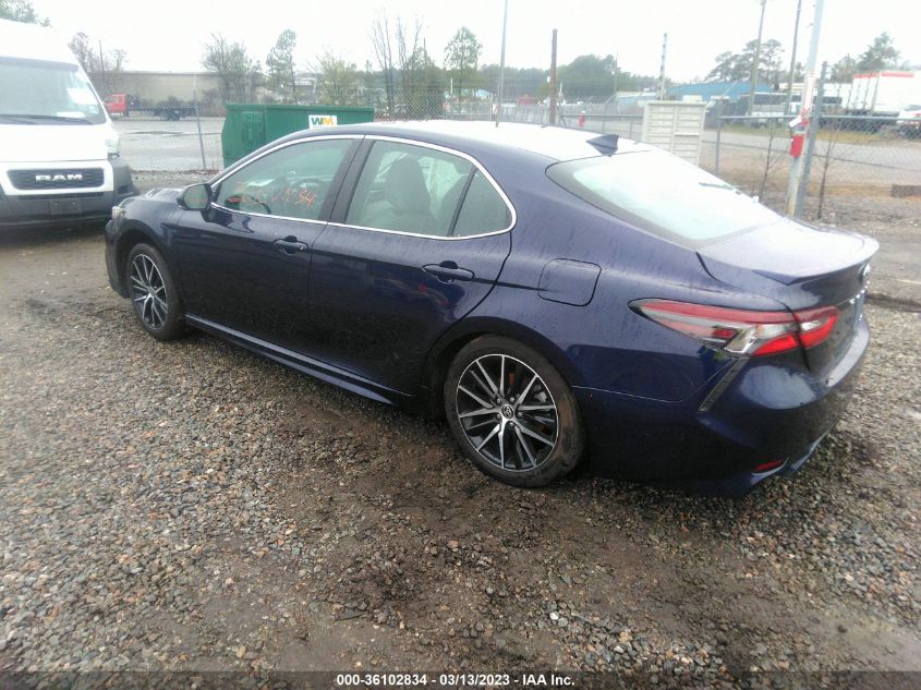 2022 TOYOTA CAMRY SE VIN: 4T1G11AK5NU666901