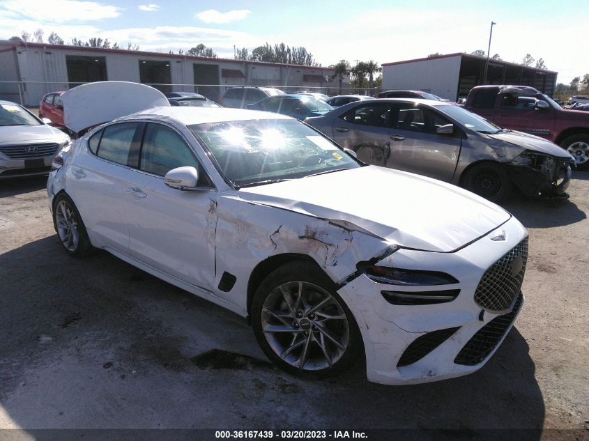 2022 GENESIS G70 2.0T VIN: KMTG34TA4NU086934