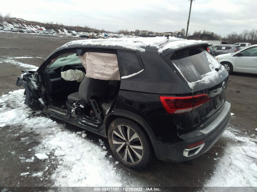 2022 VOLKSWAGEN TAOS SE VIN: 3VVYX7B24NM033658