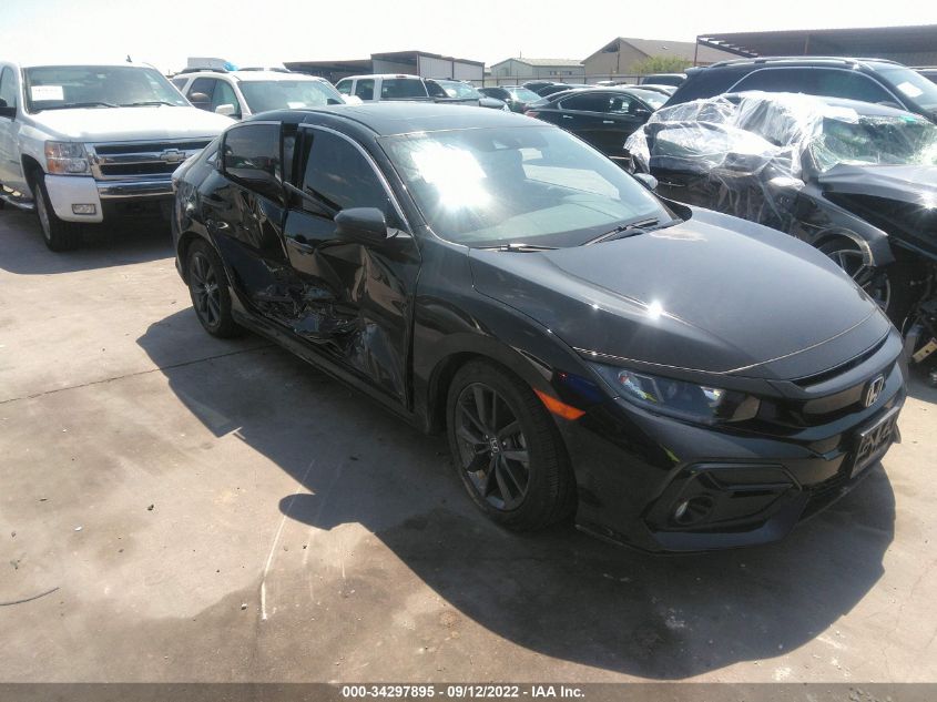 2021 HONDA CIVIC HATCHBACK EX VIN: SHHFK7H69MU232429