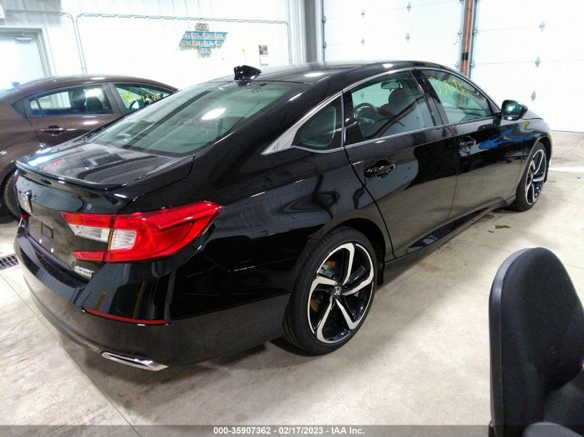2022 HONDA ACCORD SEDAN SPORT SE VIN: 1HGCV1F4XNA082546