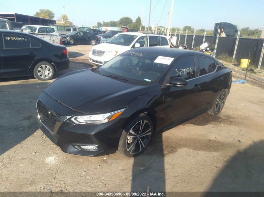 2021 NISSAN SENTRA SR VIN: 3N1AB8DV5MY314146
