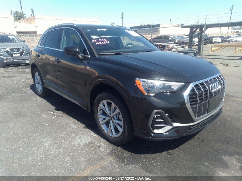 2021 AUDI Q3 S LINE PREMIUM VIN: WA1DECF31M1148805