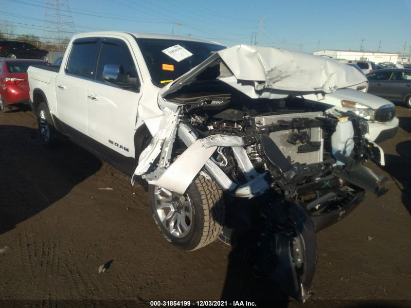 2021 RAM 1500 LONGHORN VIN: 1C6SRFKT1MN501102