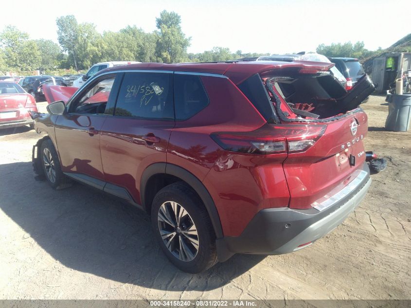 2021 NISSAN ROGUE SV VIN: JN8AT3BB4MW216663