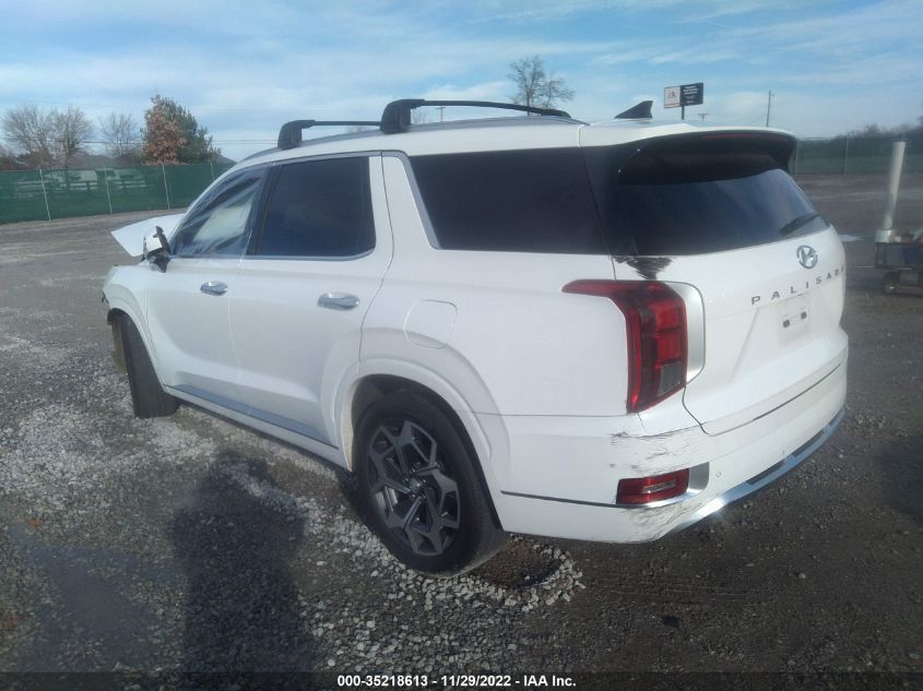2021 HYUNDAI PALISADE CALLIGRAPHY VIN: KM8R7DHE4MU312701
