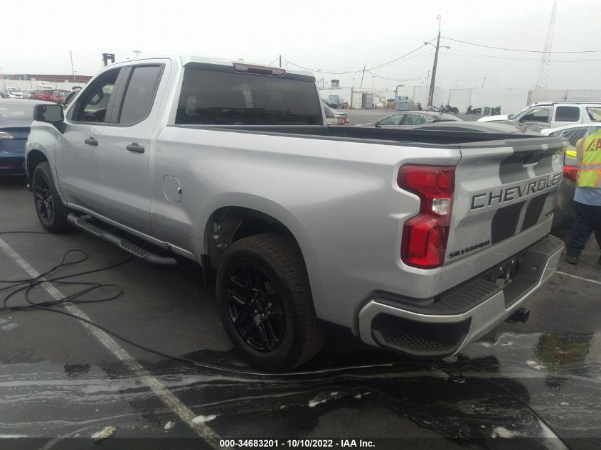 2022 CHEVROLET SILVERADO 1500 LTD CUSTOM VIN: 1GCRWBEK2NZ221596