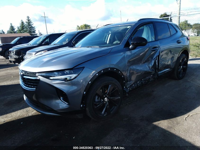 2021 BUICK ENVISION ESSENCE VIN: LRBFZNR48MD166833