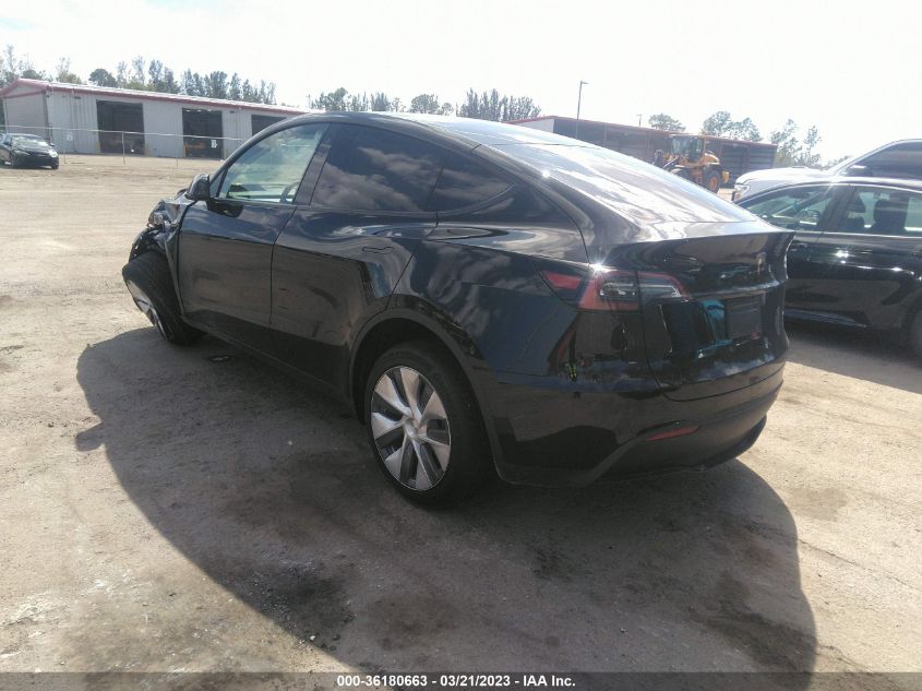 2023 TESLA MODEL Y LONG RANGE VIN: 7SAYGDEEXPA029172