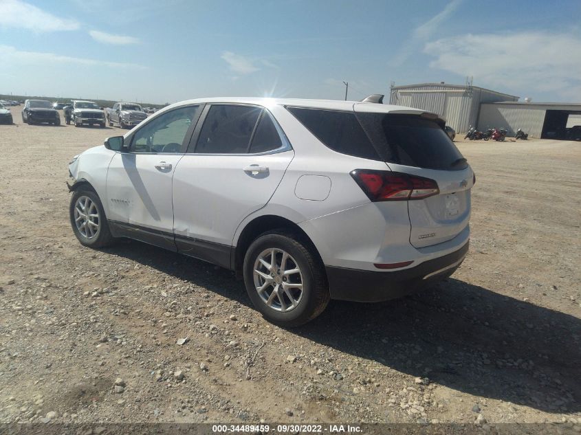 2022 CHEVROLET EQUINOX LT VIN: 3GNAXTEVXNL134778