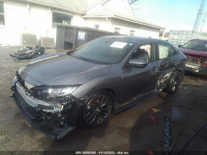 2021 HONDA CIVIC HATCHBACK SPORT VIN: SHHFK7H45MU414076
