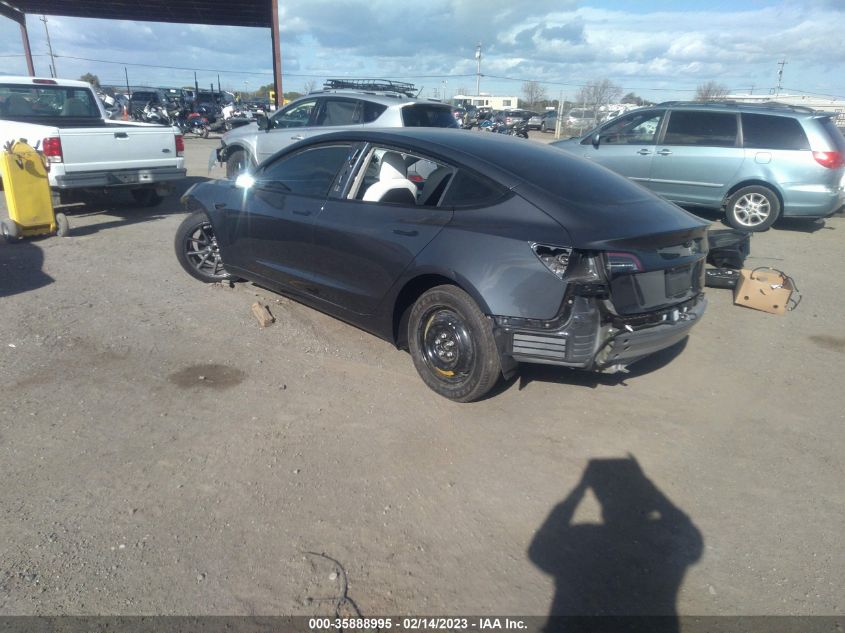 2022 TESLA MODEL 3 LONG RANGE VIN: 5YJ3E1EB6NF357867