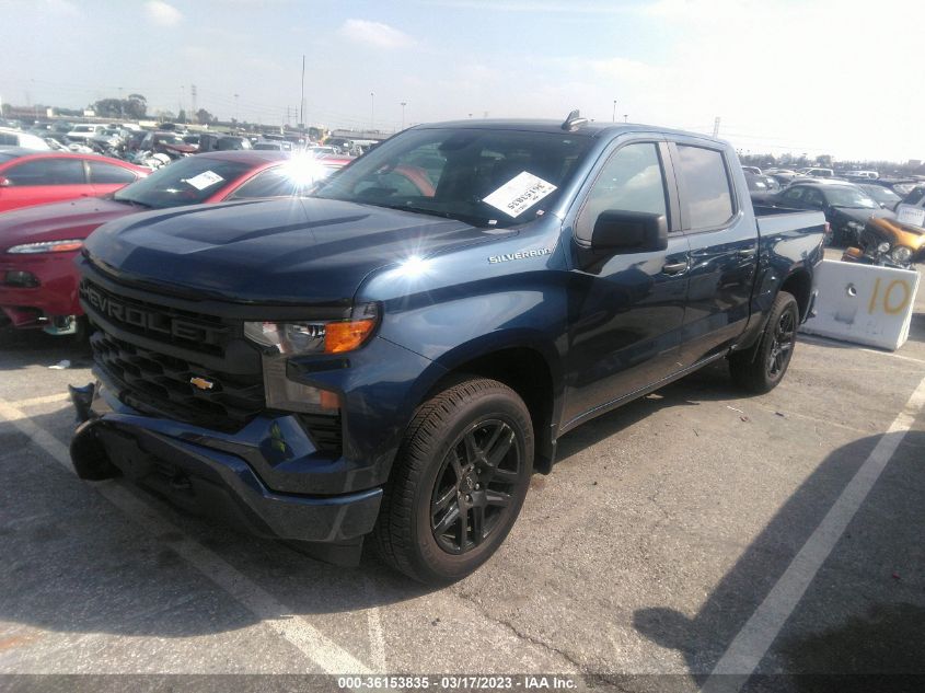 2022 CHEVROLET SILVERADO 1500 CUSTOM VIN: 1GCPABEK6NZ636815